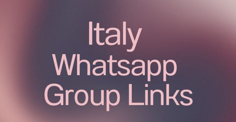 Italy WhatsApp Group Links