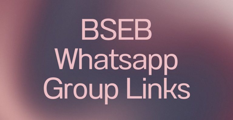 BSEB WhatsApp Group Links