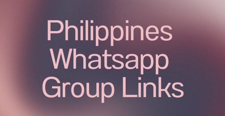 Philippines WhatsApp Group Links