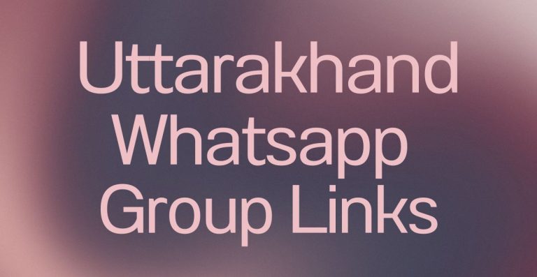 Uttarakhand WhatsApp Group Links