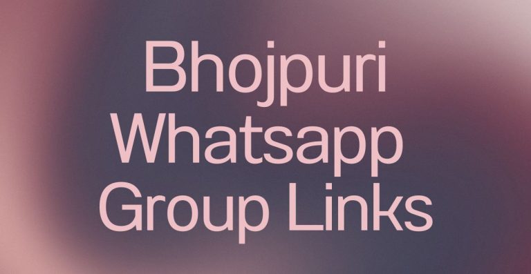 Bhojpuri WhatsApp Group Links