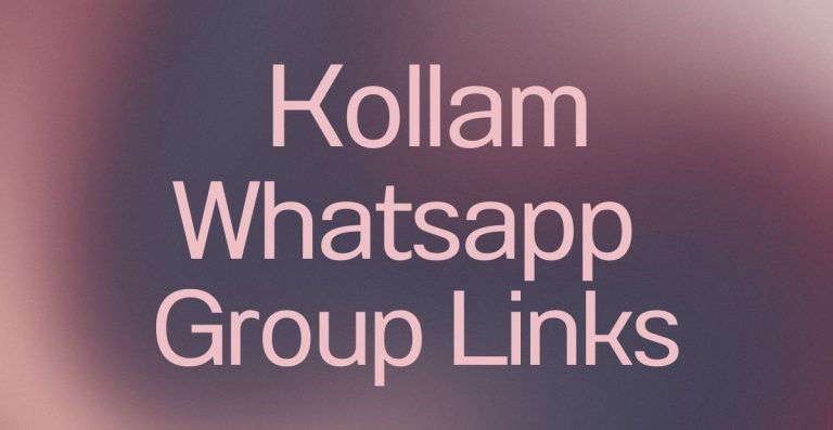 Kollam WhatsApp Group Links