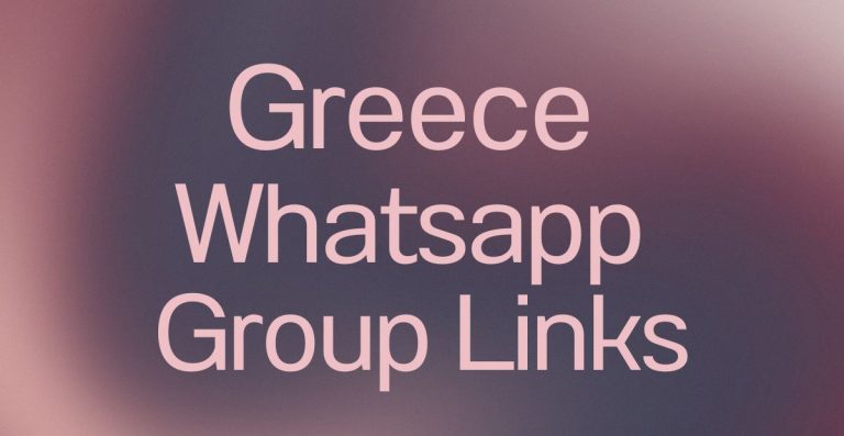 Greece WhatsApp Group Links