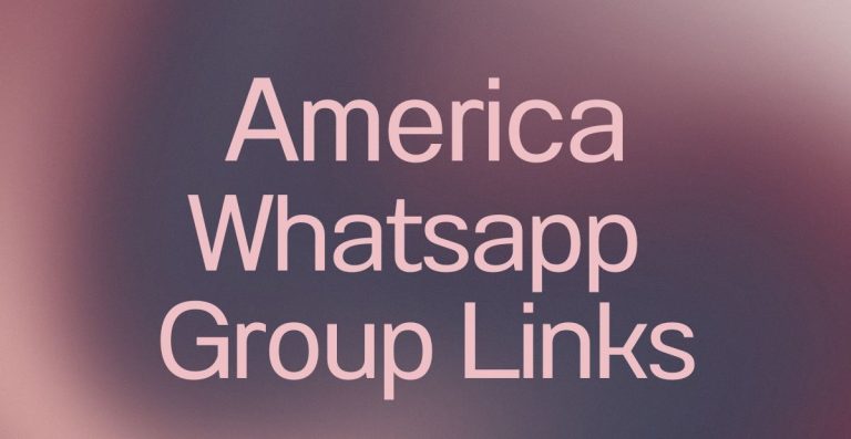 America WhatsApp Group Links