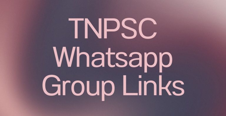 TNPSC WhatsApp Group Links