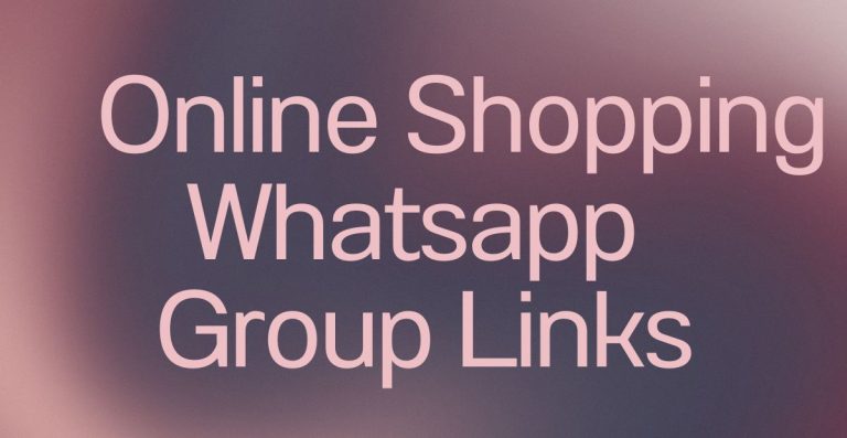 Online Shopping WhatsApp Group Links