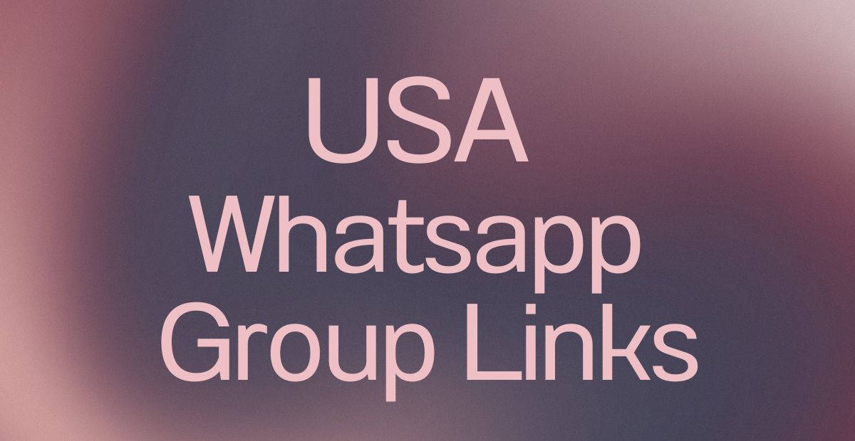 USA WhatsApp Group Links