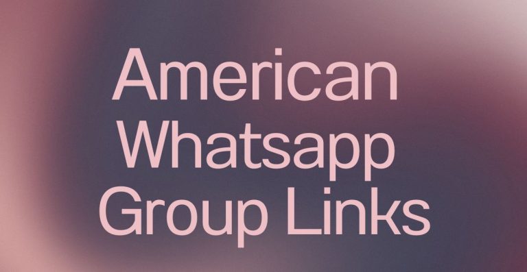 American WhatsApp Group Links