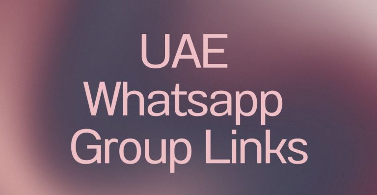 UAE WhatsApp Group Links