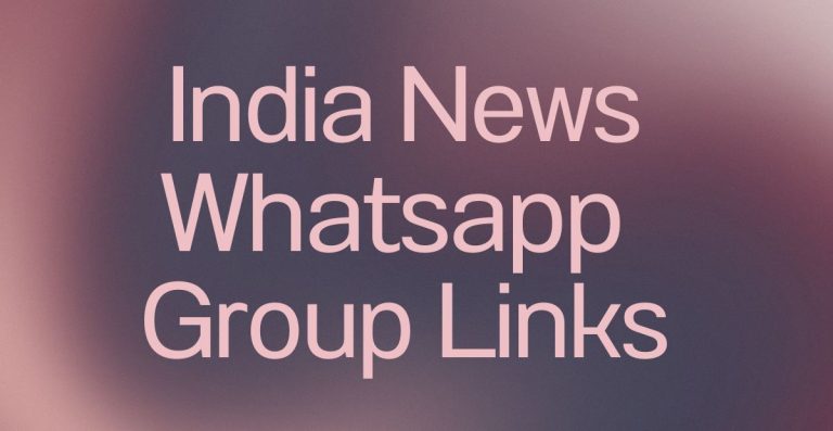 India News WhatsApp Group Links