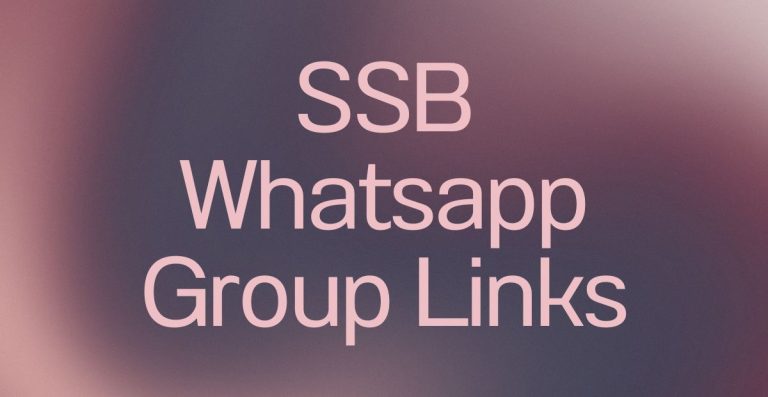 SSB WhatsApp Group Links