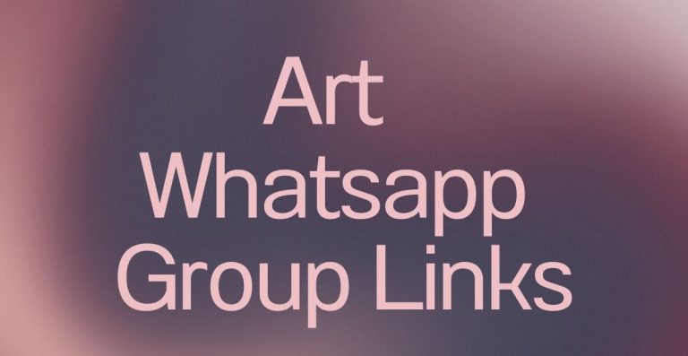 Art WhatsApp Group Links