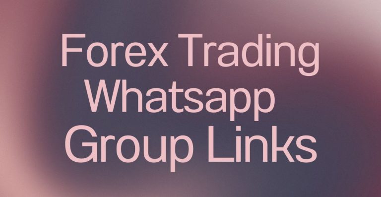 Forex Trading WhatsApp Group Links