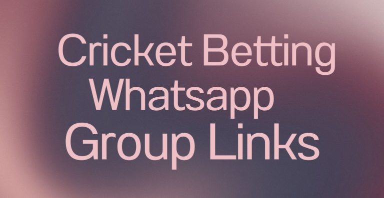 Cricket Betting WhatsApp Group Links