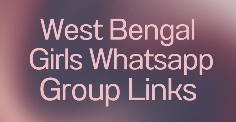 West Bengal Girls WhatsApp Group Links