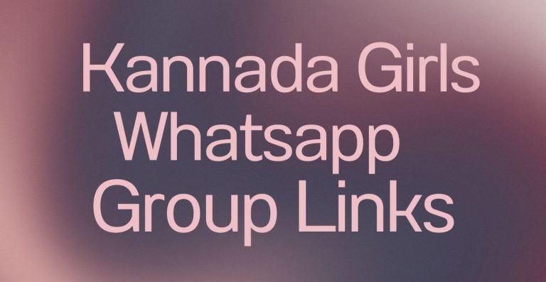 Kannada Girls WhatsApp Group Links