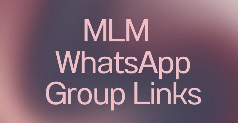 MLM WhatsApp Group Links