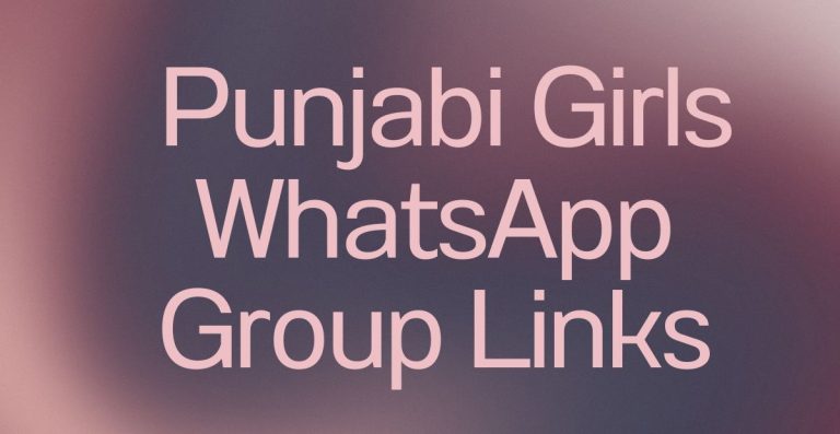 Punjabi Girls WhatsApp Group Links