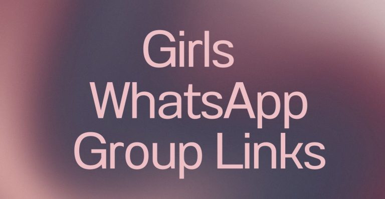 Girls WhatsApp Group Links