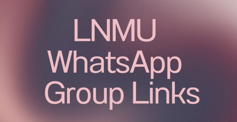 LNMU WhatsApp Group Links