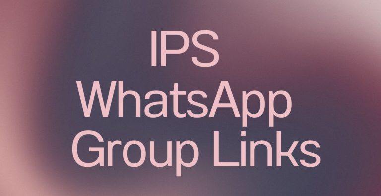 IPS WhatsApp Group Links