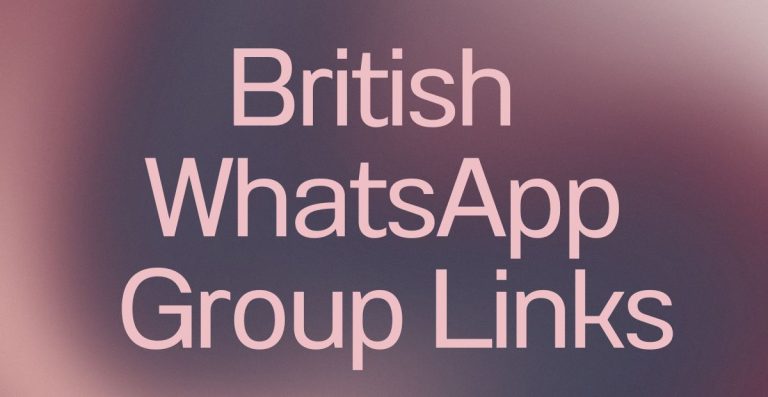 British WhatsApp Group Links