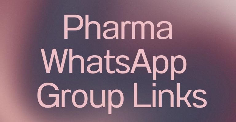 Pharma WhatsApp Group Links