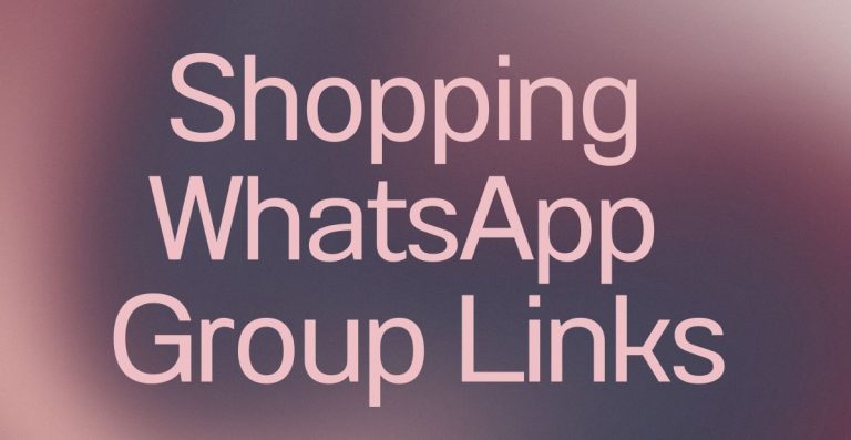 Shopping WhatsApp Group Links