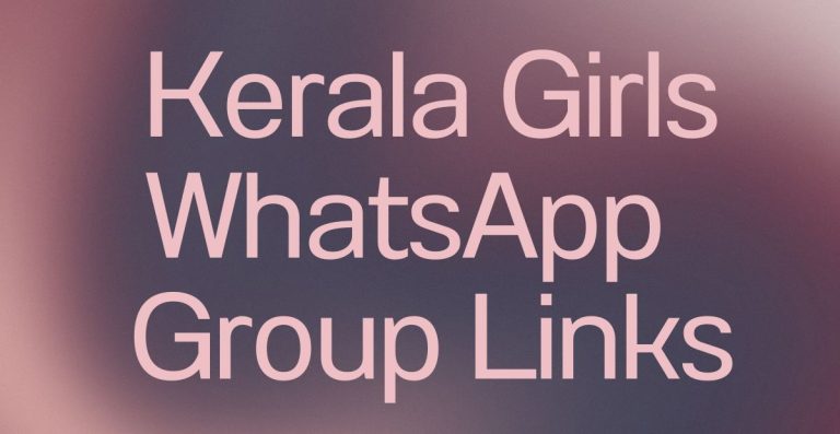 Kerala Girls WhatsApp Group Links