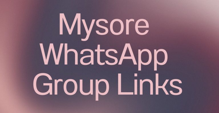 Mysore WhatsApp Group Links