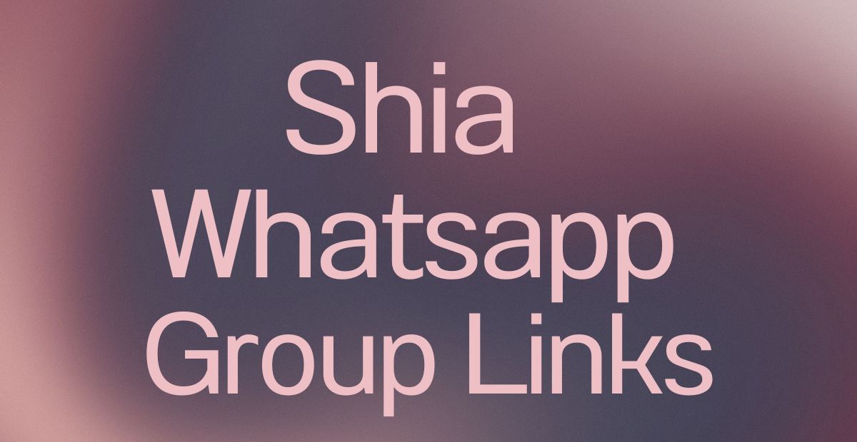 Shia WhatsApp Group Links