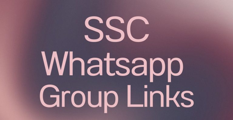 SSC WhatsApp Group Links