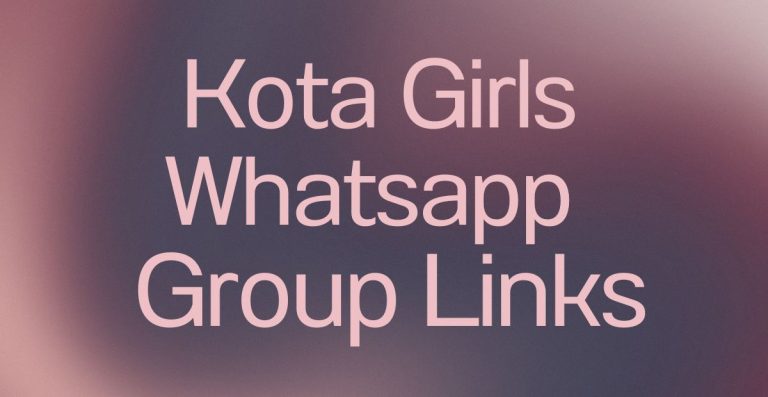 Kota Girls WhatsApp Group Links