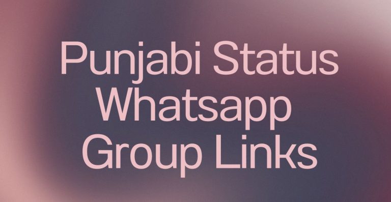 Punjabi Status WhatsApp Group Links