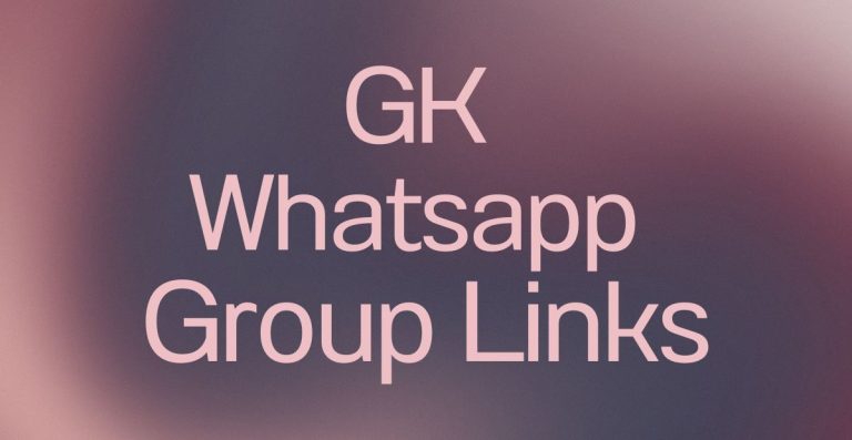 GK WhatsApp Group Links