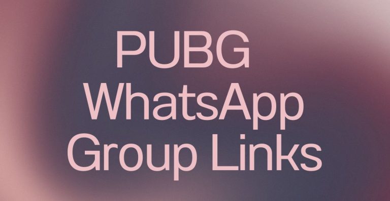 PUBG WhatsApp Group Links