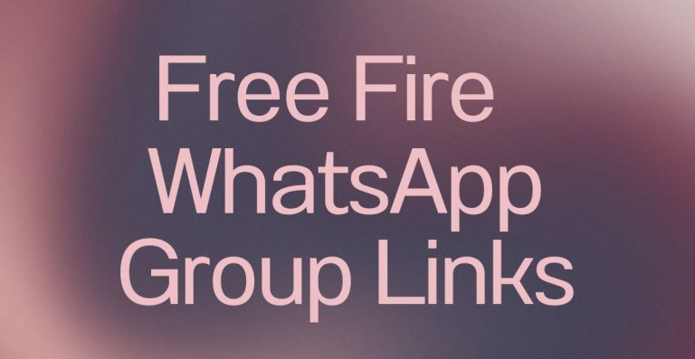 Free Fire WhatsApp Group Links