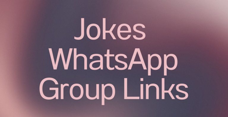 Jokes WhatsApp Group Links