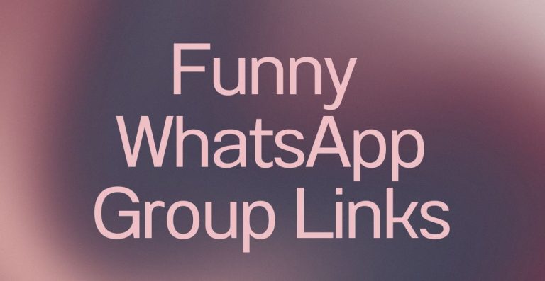 Funny WhatsApp Group Links